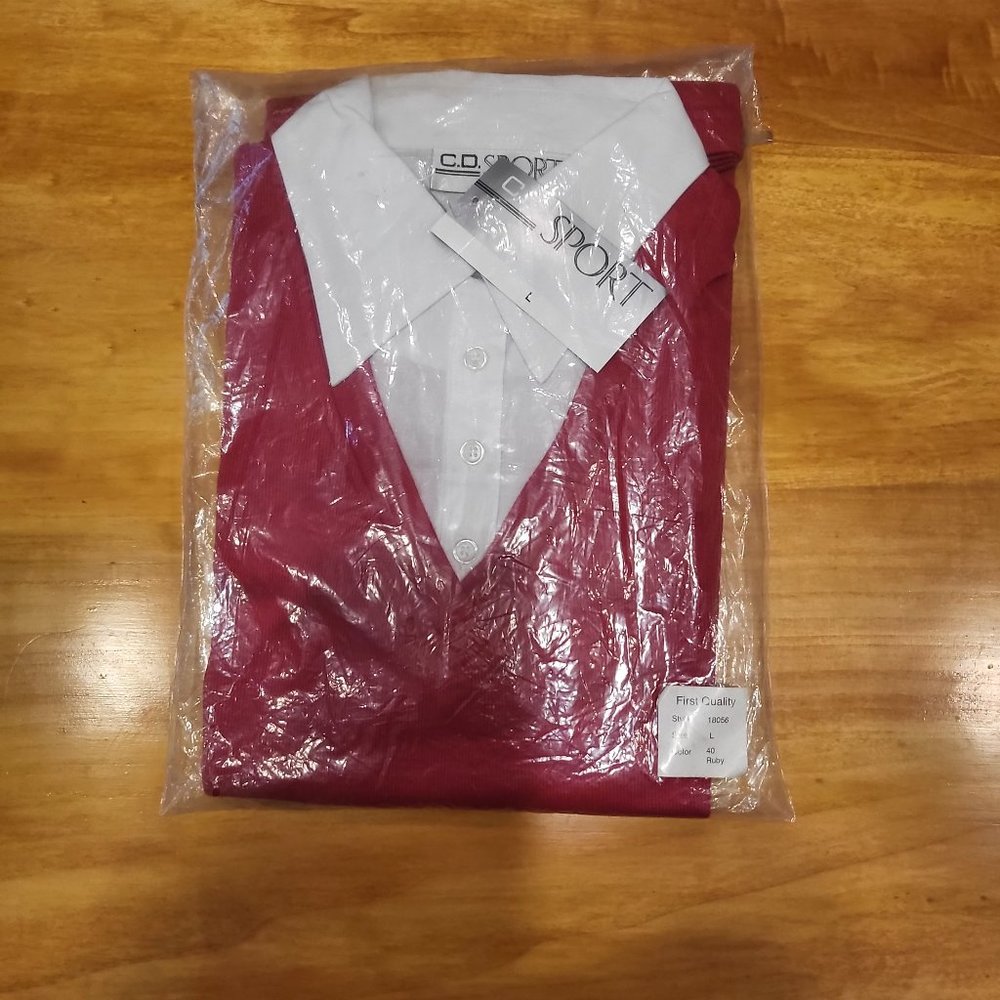C.D. Sport Red Shirt Sweater combo